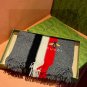 0 unisex, 100% pure cashmere Gucci high-end cashmere knitted scarf! 】Formal, casual, a_6011