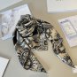 0Dior's new 90cm silk square scarf is made of top-grade twill silk material, creating_4312