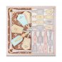 0Lv original single silk square scarf [luggage tag printed square scarf] made of twil