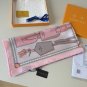 0Lv original single silk square scarf [luggage tag printed square scarf] made of twil