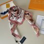 0Lv original single silk square scarf with twill silk material hand rolled edge, full