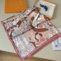 0Lv original single silk square scarf with twill silk material hand rolled edge, full_7701