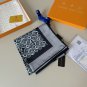 0Lv silk square scarf, made of classic 1854 twill silk material with hand rolled edge_4728