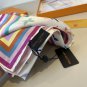 0Lv square scarf, thirteen color Monogram print, hand rolled twill silk material, ful