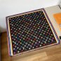 0Lv square scarf, thirteen color Monogram print, hand rolled twill silk material, ful_5677