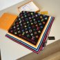 0Lv square scarf, thirteen color Monogram print, hand rolled twill silk material, ful_5677