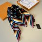 0Lv square scarf, thirteen color Monogram print, hand rolled twill silk material, ful_5677