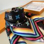0Lv square scarf, thirteen color Monogram print, hand rolled twill silk material, ful_5677