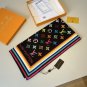 0Lv square scarf, thirteen color Monogram print, hand rolled twill silk material, ful_5677