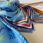 0Lv square scarf, thirteen color Monogram print, hand rolled twill silk material, ful_5678