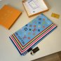 0Lv square scarf, thirteen color Monogram print, hand rolled twill silk material, ful_5678