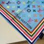 0Lv square scarf, thirteen color Monogram print, hand rolled twill silk material, ful_5678