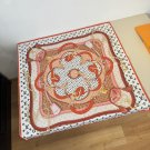 0Lv's new silk handkerchief and floral belt. Hand rolled edges made of twill silk mat_3252