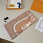 0Lv's new silk handkerchief and floral belt. Hand rolled edges made of twill silk mat_3253