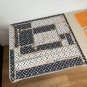 0Original Lv square scarf, classic Monogram print, 4 colors in stock. Hand rolled edg