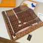 0Original Lv square scarf, classic Monogram print, 4 colors in stock. Hand rolled edg_5718