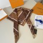 0Original Lv square scarf, classic Monogram print, 4 colors in stock. Hand rolled edg_5718
