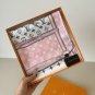 0Original Lv square scarf, classic Monogram print, 4 colors in stock. Hand rolled edg_5719