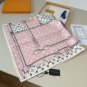 0Original Lv square scarf, classic Monogram print, 4 colors in stock. Hand rolled edg_5719