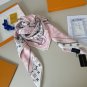 0Original Lv square scarf, classic Monogram print, 4 colors in stock. Hand rolled edg_5719