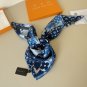 0Original Lv square scarf, gradient Monogram print, hand rolled twill silk material,_3277
