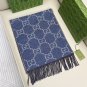 5 Blue+BrownCounter quality double-sided dual color GG pattern jacquard, suitable for