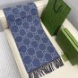 5 Blue+BrownCounter quality double-sided dual color GG pattern jacquard, suitable for