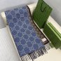 5 Blue+BrownCounter quality double-sided dual color GG pattern jacquard, suitable for