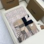 5 Burberry Classic TB Logo Logo vs Grid Design Double sided Cashmere Scarf, Selected Ca