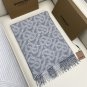 5 Burberry Classic TB Logo Logo vs Grid Design Double sided Cashmere Scarf, Selected Ca_1961