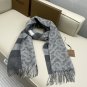 5 Burberry Classic TB Logo Logo vs Grid Design Double sided Cashmere Scarf, Selected Ca_1961