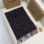 5 Burberry Classic TB Logo Logo vs Grid Design Double sided Cashmere Scarf, Selected Ca_1962