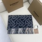 5 Burberry Classic TB Logo Logo vs Grid Design Double sided Cashmere Scarf, Selected Ca_1964