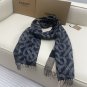 5 Burberry Classic TB Logo Logo vs Grid Design Double sided Cashmere Scarf, Selected Ca_1964