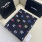5 CH Rainbow Shawl Scarf 187  69cm 66% Cashmere 18% Sheep Wool 12% Mulberry Silk 2% Me