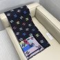5 CH Rainbow Shawl Scarf 187 69cm 66% Cashmere 18% Sheep Wool 12% Mulberry Silk 2% Me