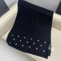 5 Chanel # series high-end handmade bead scarf shawlSize 70x190cm. 100% cashmere blen
