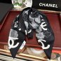 5 Chanel [Double Color] One side camellias, one side double C [Lips] One scarf is equiv_4090