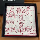 5 Chanel 25s Exclusive Store New Silk Square TowelOriginal 18mm twill silk double-sid_7838