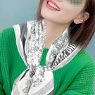 5 Dior Printed Square Scarf 2025 [18mm double-sided same color] [Celebration] Sauvage R