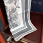 5 Dior Printed Square Scarf 2025 [18mm double-sided same color] [Celebration] Sauvage R