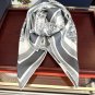 5 Dior Printed Square Scarf 2025 [18mm double-sided same color] [Celebration] Sauvage R