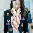 5 Dior Printed Square Scarf 2025 [18mm double-sided same color] [Celebration] Sauvage R_4116