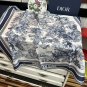5 Dior Printed Square Scarf 2025 [18mm double-sided same color] [Celebration] Sauvage R_4117