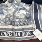5 Dior Printed Square Scarf 2025 [18mm double-sided same color] [Celebration] Sauvage R_4117