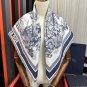 5 Dior Printed Square Scarf 2025 [18mm double-sided same color] [Celebration] Sauvage R_4117