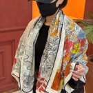 5 Hermes AutumnWinter Pairing Tool Top Double sided Same color Edition Silk Cashmere S_2141