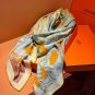 5 Hermes AutumnWinter Pairing Tool Top Double sided Same color Edition Silk Cashmere S_3447