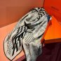 5 Hermes New Double sided Same Color Product Name New Grand Theater Fabric Velvet Siz_3920