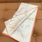 5 HERMES. 25s Exclusive Store New Silk Square TowelOriginal 18mm twill silk double-si_7271